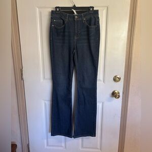 NWT Size 6 discontinued Matilda Jane NightfallDark Wash Flare leg Jeans. RT 88